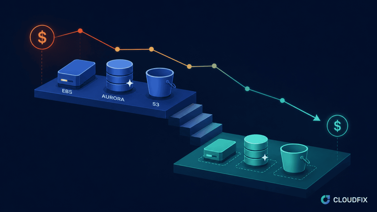 AWS Storage Cost Optimization: The Complete Guide to EBS, Aurora & S3 (2026)