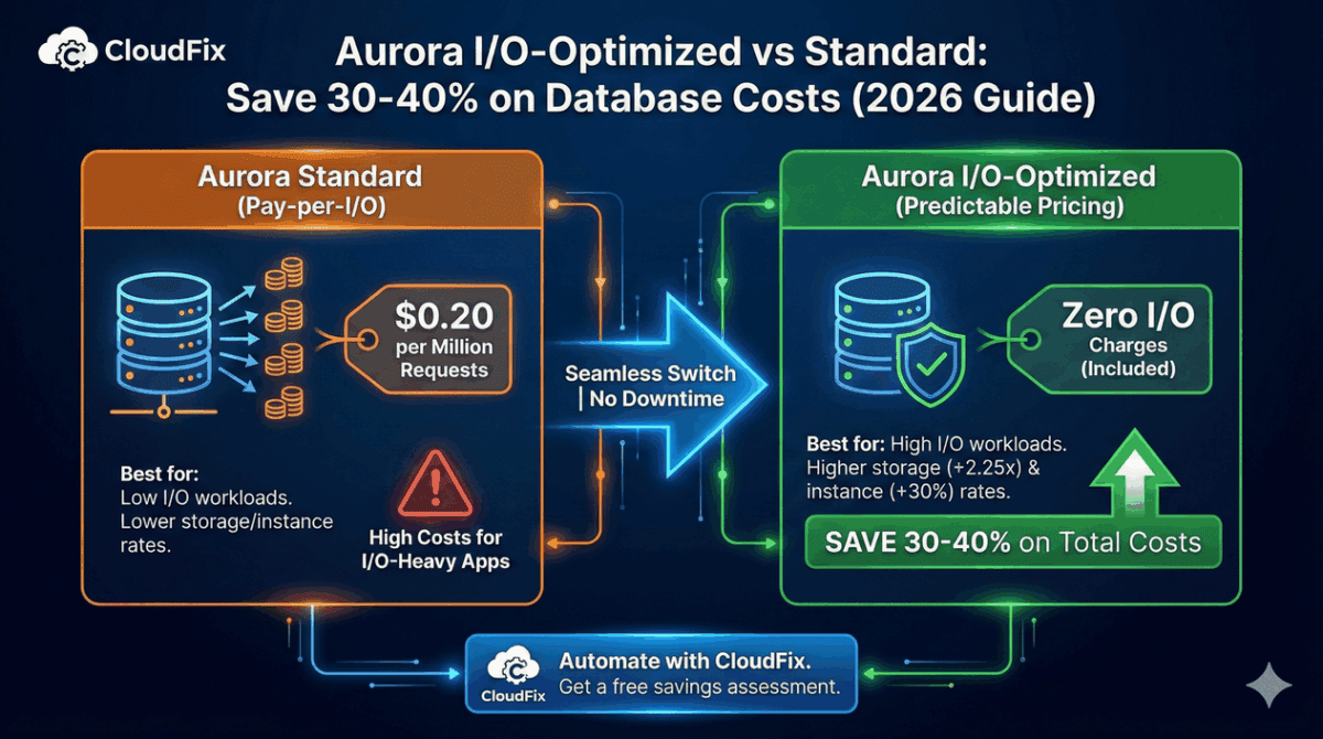 Aurora I/O-Optimized vs Standard: Save 30-40% on AWS Database Costs (2026 Guide)