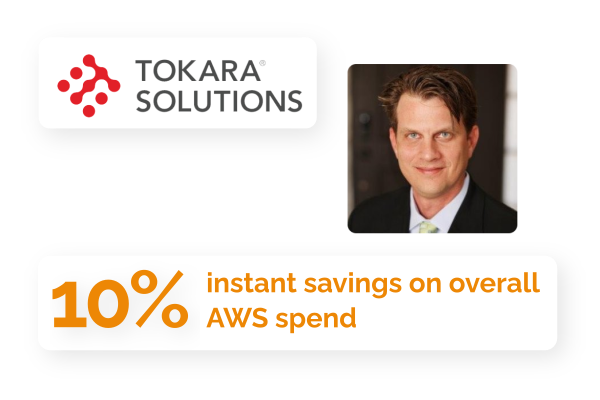 Tokara Solutions Instantly Saves 10% with CloudFix